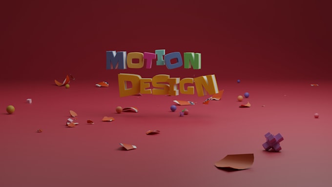 Gig Preview - Motion design animation for your channel