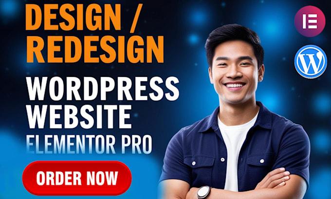 Gig Preview - Be a wordpress developer  wordpress design and redesign services using elementor