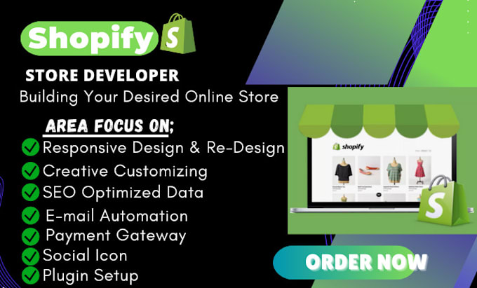 Gig Preview - Shopify marketing shopify expert shopify  dropshipping shopify store