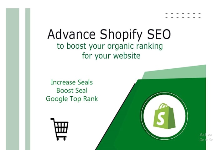 Gig Preview - Do complete shopify seo for google top ranking to increase organic sales