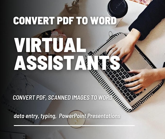 Gig Preview - Convert pdf, scanned images to word, typing services