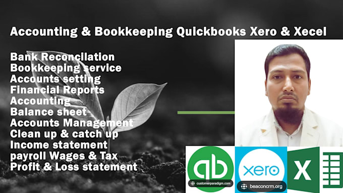 Bestseller - do accounting and bookkeeping quickbooks online  xero bank reconciliation excel