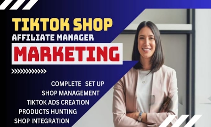 Gig Preview - Manage tiktok shop and tiktok shop affiliate marketing, tiktok shop va