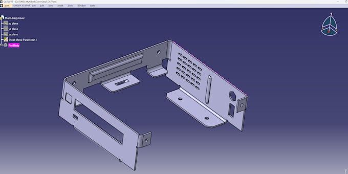 Gig Preview - Create professional 3d cad designs and 2d drawings using catia v5