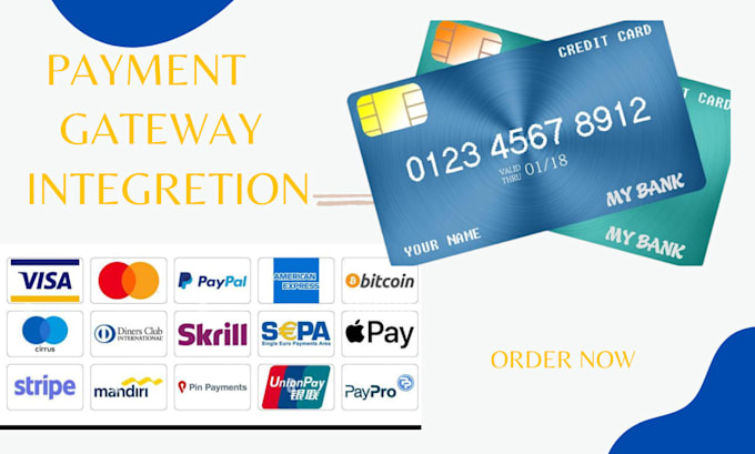 Gig Preview - Integrete payment gateway stripe payment paypal payment payment