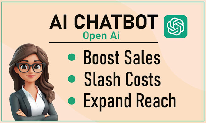 Bestseller - design an ai chatbot for sales, automation