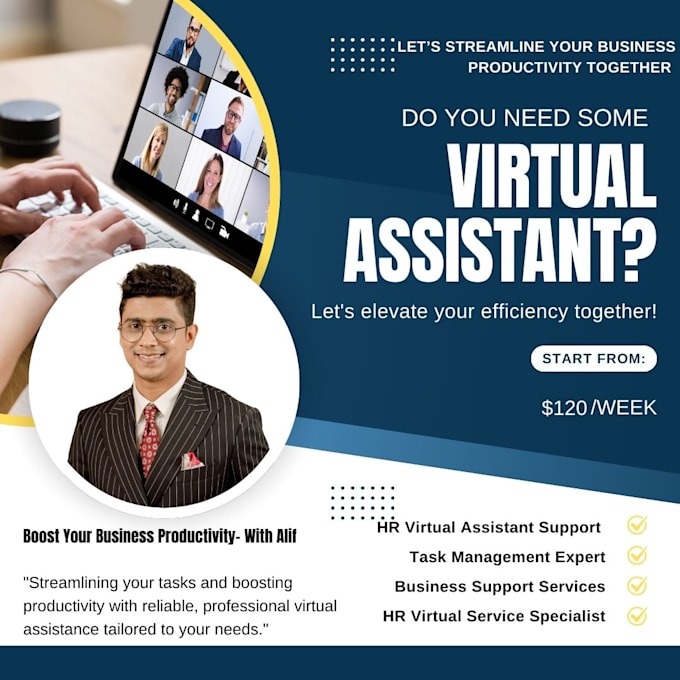 Gig Preview - Be your HR virtual assistant and personal remote assistant