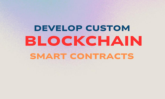 Gig Preview - Be your web3 blockchain developer in smart contracts tokens