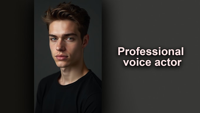 Gig Preview - Record a professional male american english voice over