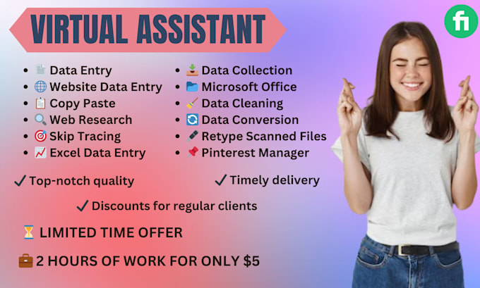 Gig Preview - Be your dedicated virtual assistant for admin and full support