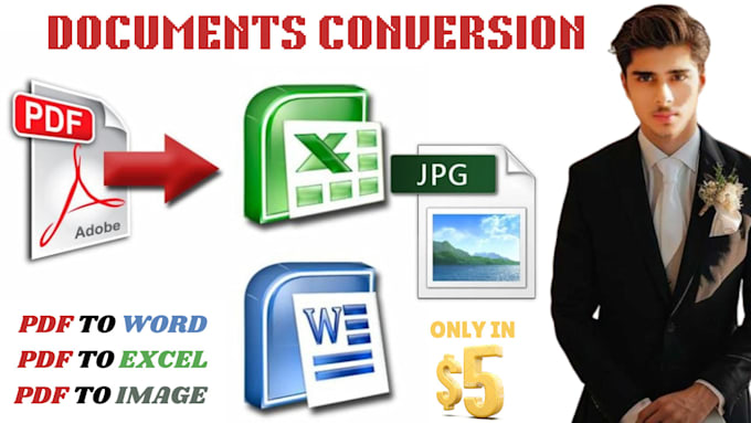 Gig Preview - Convert pdf to word and excel