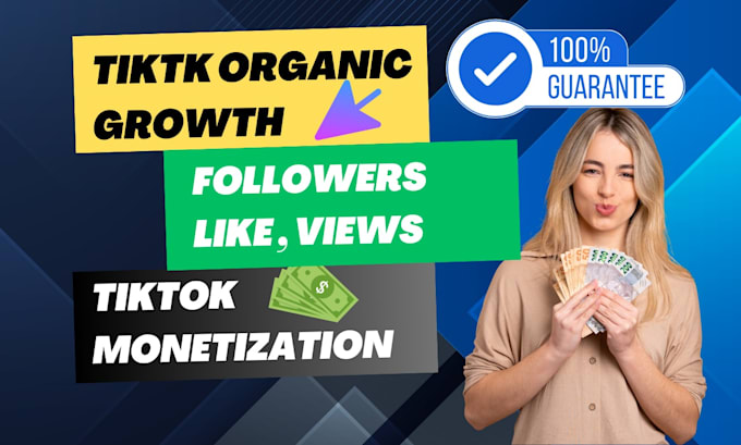 Gig Preview - Organically grow and promote your tiktok account