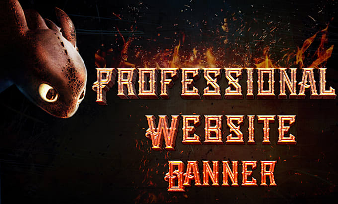 Gig Preview - Design professional website banner, header image, slider, cover, and web banners