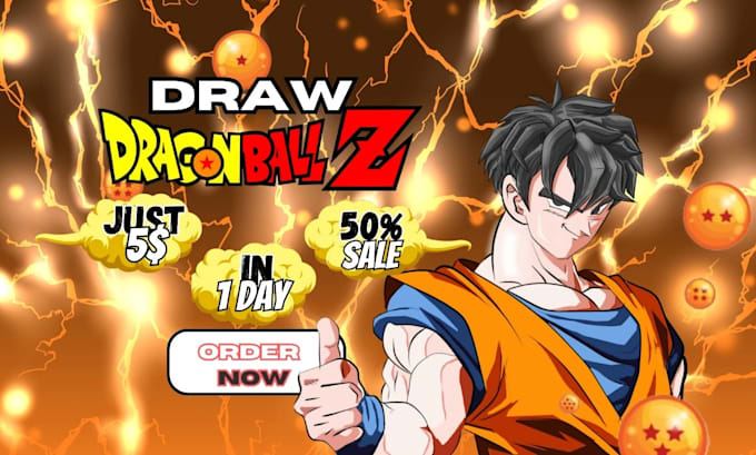 Bestseller - draw dragonball, z, anime portrait, dbz, dragon ball wallpaper, emote