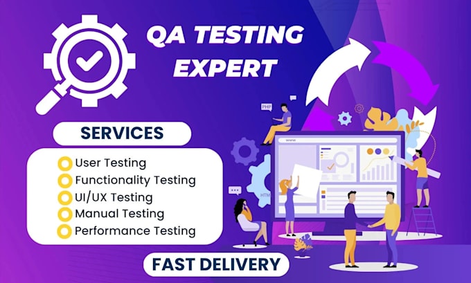 Gig Preview - Do QA review,manual and automated testing and bug reporting