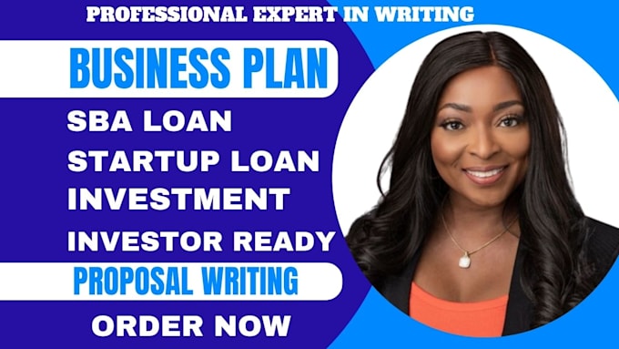 Gig Preview - Do sba startup loan approval investor ready business plan pitch deck proposal