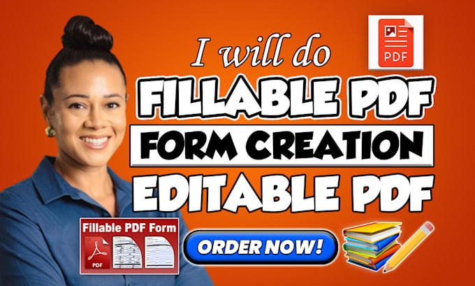 Bestseller - create fillable form, pdf fillable form, editable pdf and fillable form design