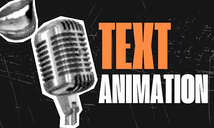 Gig Preview - Create amazing text animation for you in 24 hour