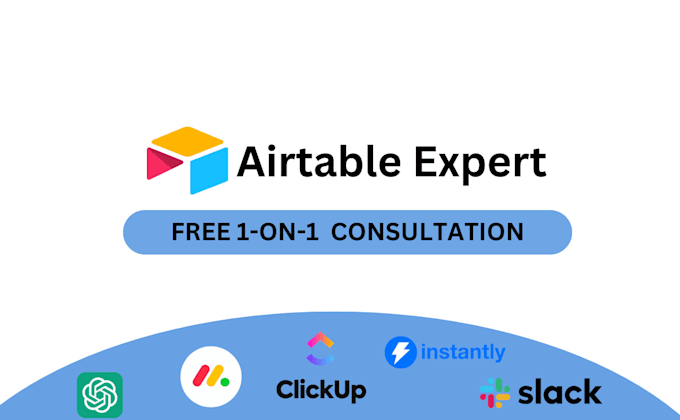 Gig Preview - Be your airtable expert, setup airtable integration and automation