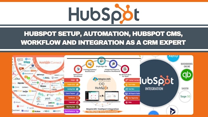 Gig Preview - Hubspot setup, automation, hubspot cms, workflow and integration as a CRM expert