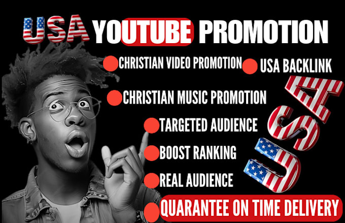 Gig Preview - Do organic christian youtube video promotion, music channel boost SEO ranking