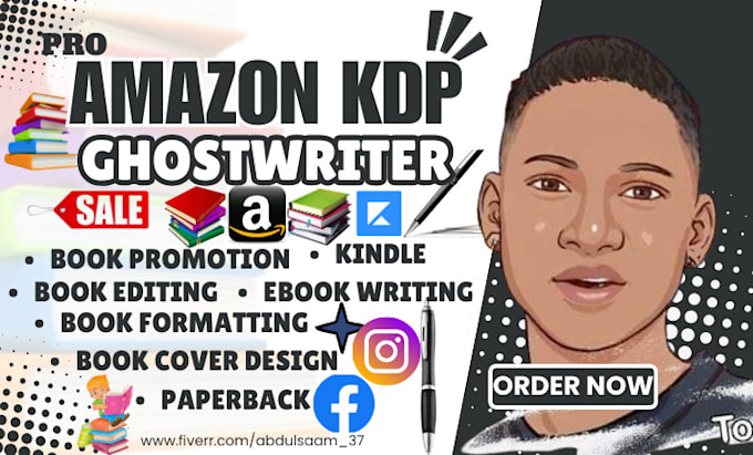 Gig Preview - Do amazon KDP book publishing book promotion amazon KDP ads ebook promotion