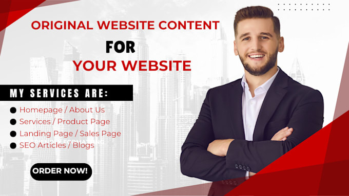 Gig Preview - Be a website content writer, SEO website content,  creative website copywriting