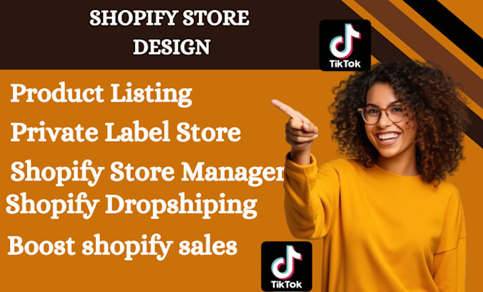 Gig Preview - Design and redesign shopify store, shopify website, shpoify dropshipping