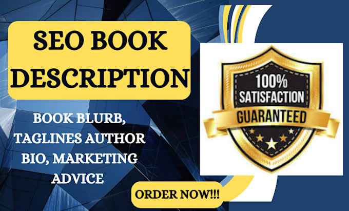 Bestseller - write perfect book blurb, book description or author bio