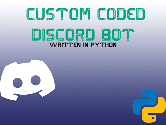 Gig Preview - Make you a professional custom coded discord bot using python