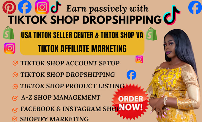 Bestseller - setup tiktok shop, tiktok shop dropshipping, tiktok ads, tiktok shop va