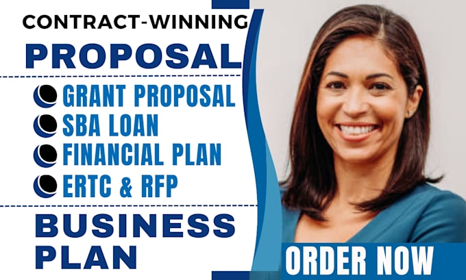 Gig Preview - Grant proposal sba loan investor ready business financial plan model ertc rfp