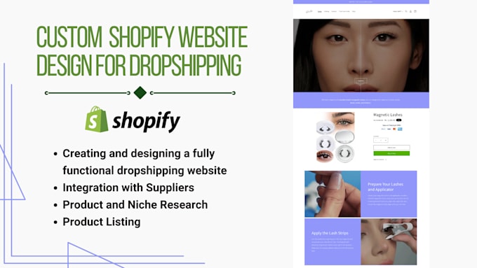 Gig Preview - Create a professional shopify website