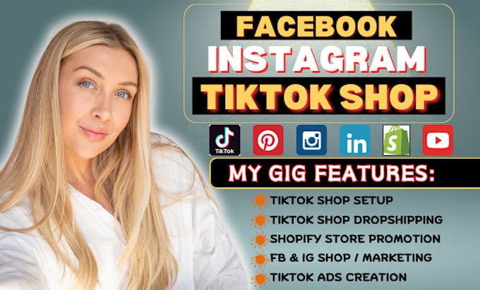 Gig Preview - Boost shopify sales, tiktok shop dropshipping, facebook shop, instagram shop