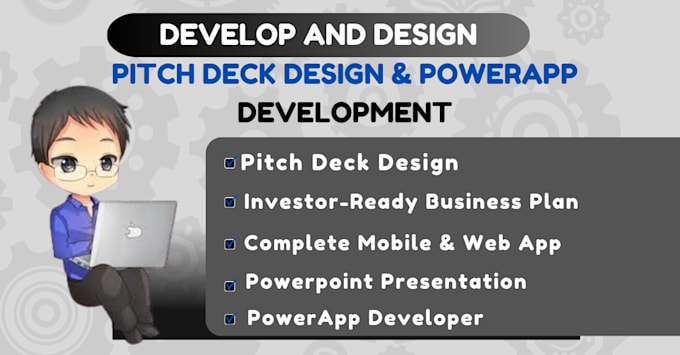 Gig Preview - Develop powerapps application for your brand, design estate investor pitch deck