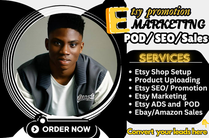 Gig Preview - Do etsy marketing etsy sales etsy seo etsy pod etsy promotion etsy ads shopsetup