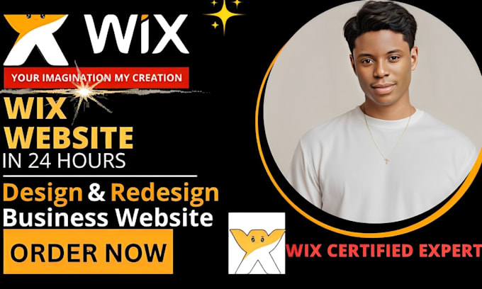 Gig Preview - Redesign wix website, wix business website, wix studio wix website redesign wix