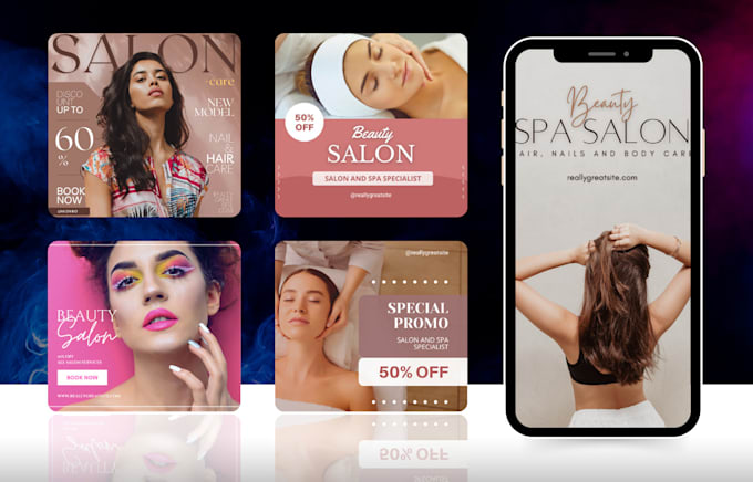 Bestseller - design professional spa menu, beauty salon, skin, hair, fashion flyer in 24hrs