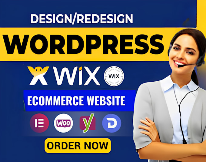 Gig Preview - Design customize wordpress woocommerce elementor website, wix ecommerce edit fix