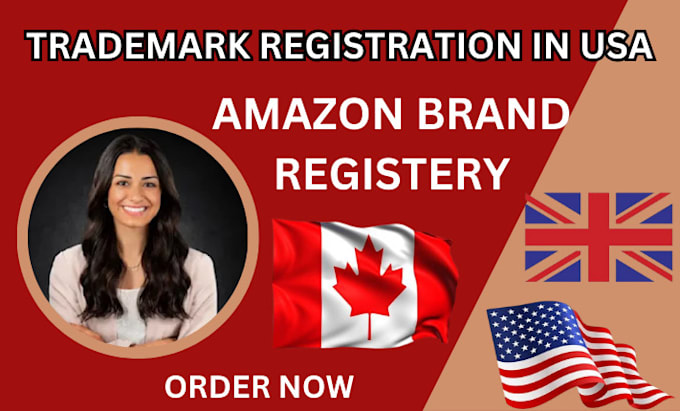 Gig Preview - Do amazon trademark registration usa and amazon brand registry