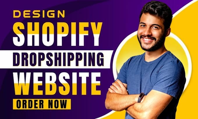 Gig Preview - Create custom shopify ecommerce store with dropshipping and SEO optimization