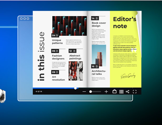 Gig Preview - Convert PDF to an online or offline digital magazine flipbook, digital catalogue