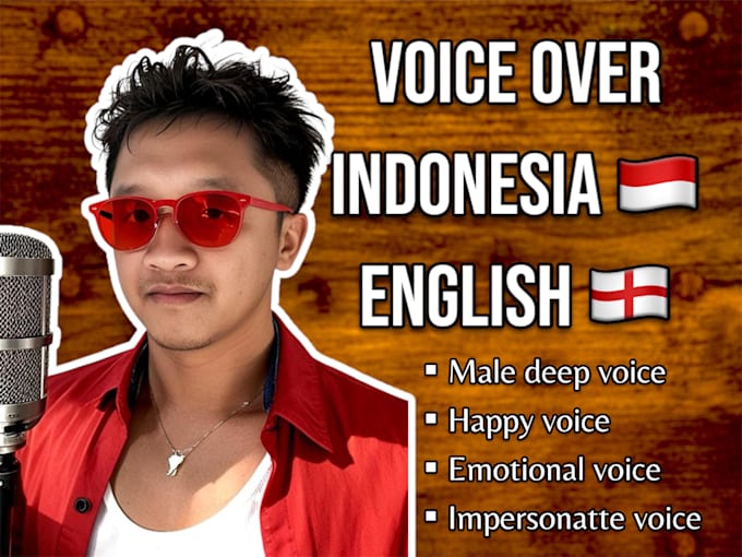 Bestseller - do voice over in indonesian and english