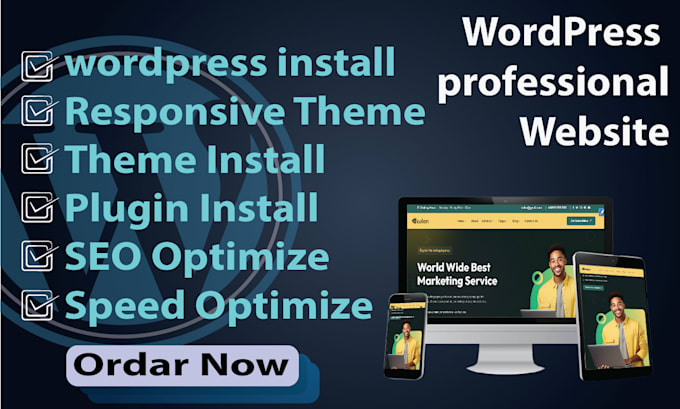 Gig Preview - Design a responsive wordpress design and fix any errors