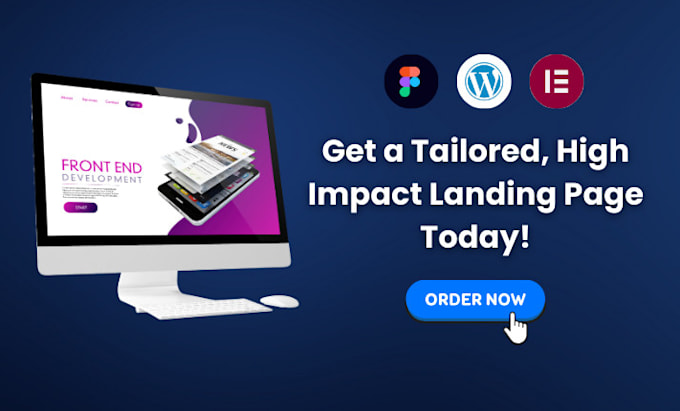 Gig Preview - Design a high converting landing page for your business