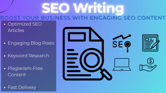 Bestseller - write SEO friendly blog posts and website content