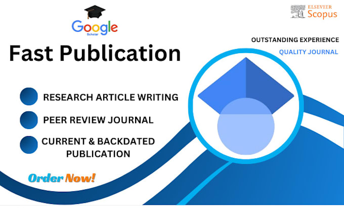 Gig Preview - Write and publish research article, paper in a google scholar indexed journal