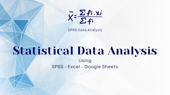 Gig Preview - Do spss data analysis and reporting