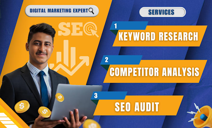 Gig Preview - Do professional  keyword research, competitor analysis and SEO audit