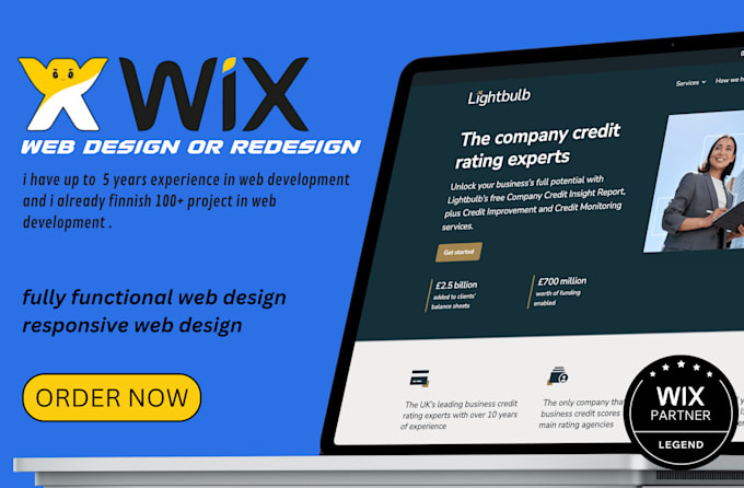 Bestseller - do wix website design or redesign wix website